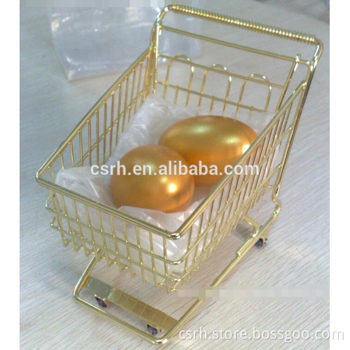 Hot Sale Beauty RH-SX05-1 Metal Shopping Mini Cart for Kids